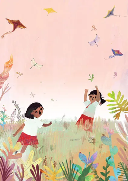 Image illustraton for the book:Let’s Find a Dragonfly!