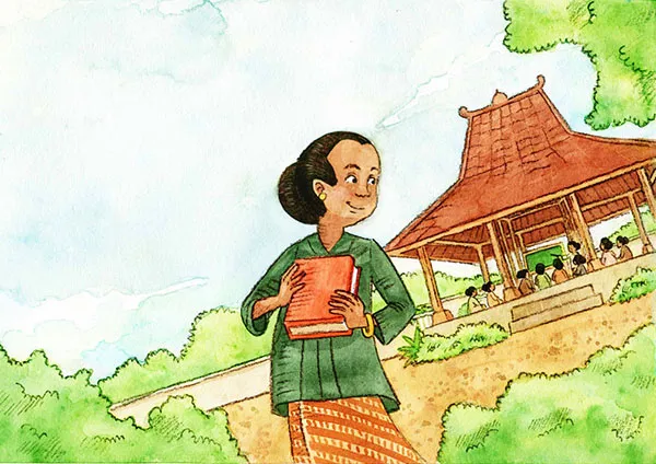 Image illustraton for the book:I Am Kartini