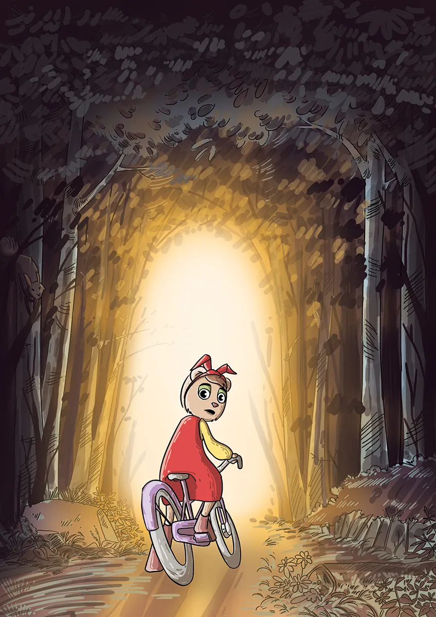 Image illustraton for the book:The Queen of Mountain Biking