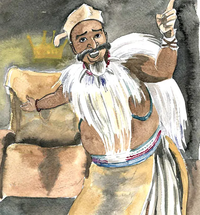 Image illustraton for the book:The King of Mkolokolo