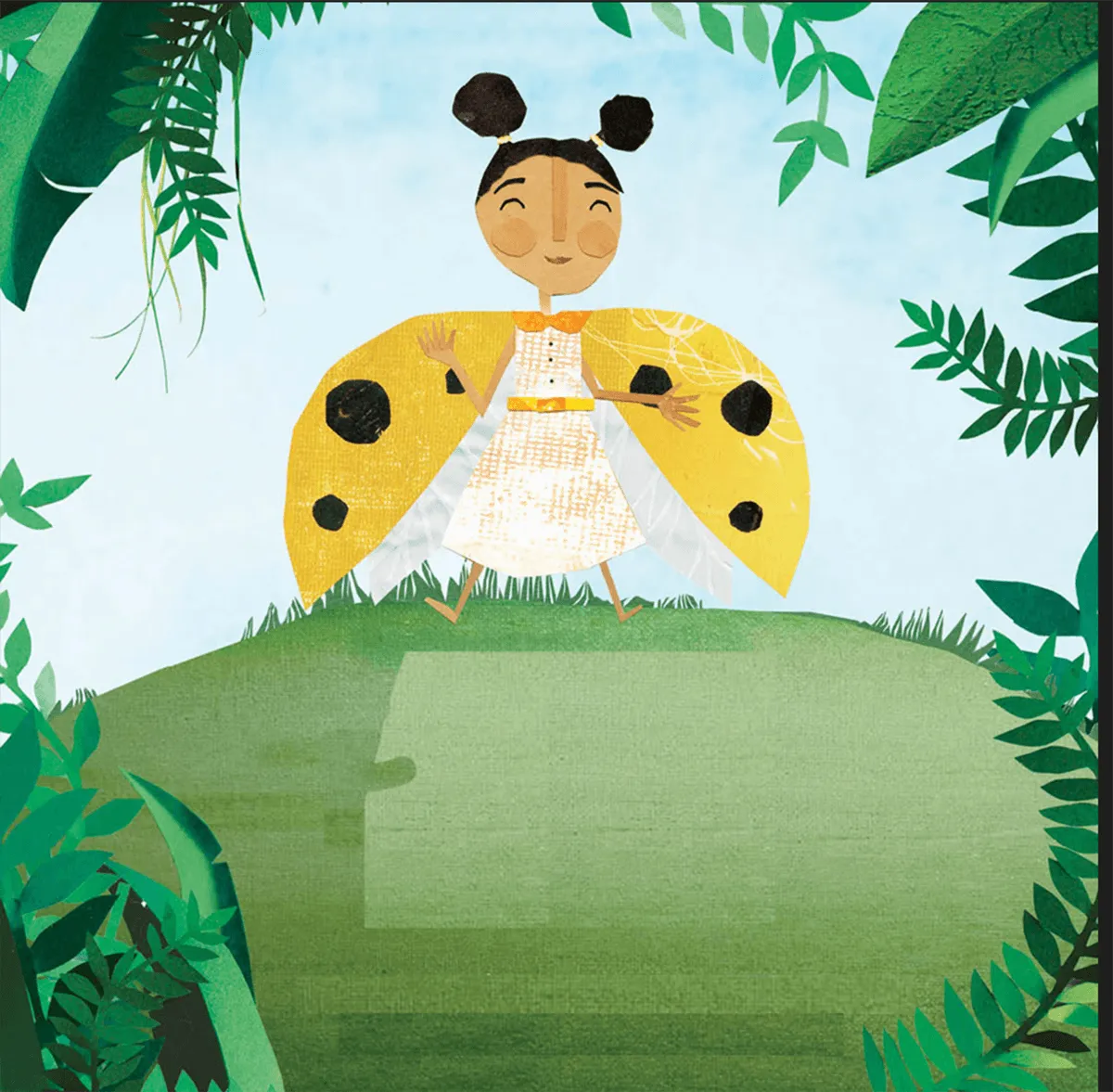 Image illustraton for the book:Lara the Yellow Ladybird