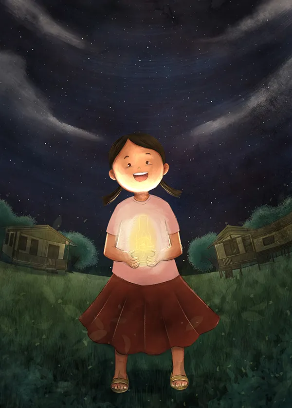 Image illustraton for the book:The Lantern Girl