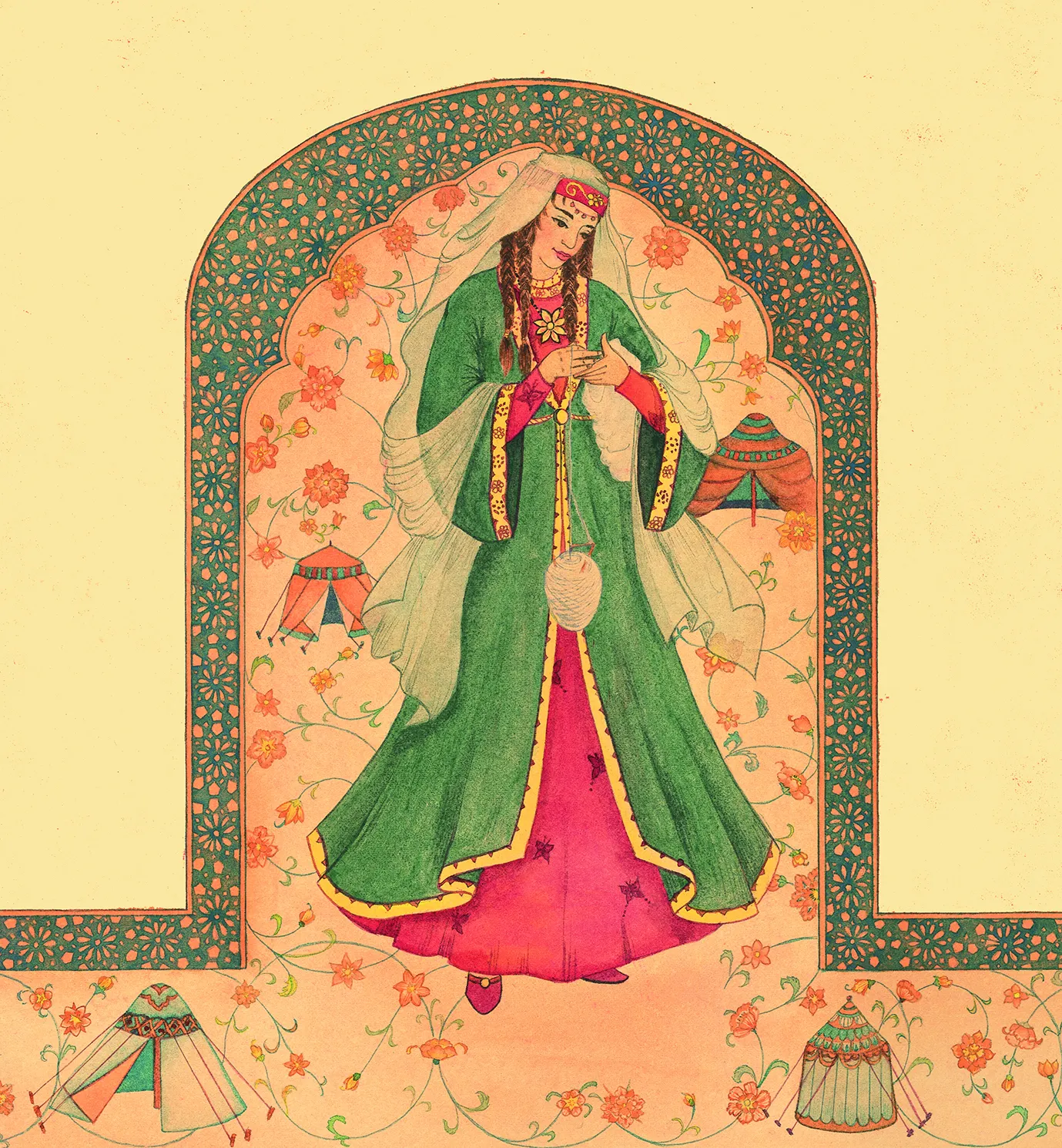 Image illustraton for the book:Fatima the Spinner and the Tent