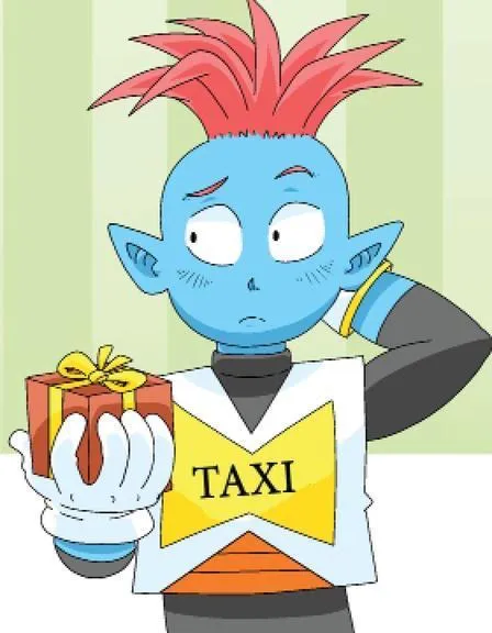 Image illustraton for the book:McGaiver the Galactic Taxi Driver