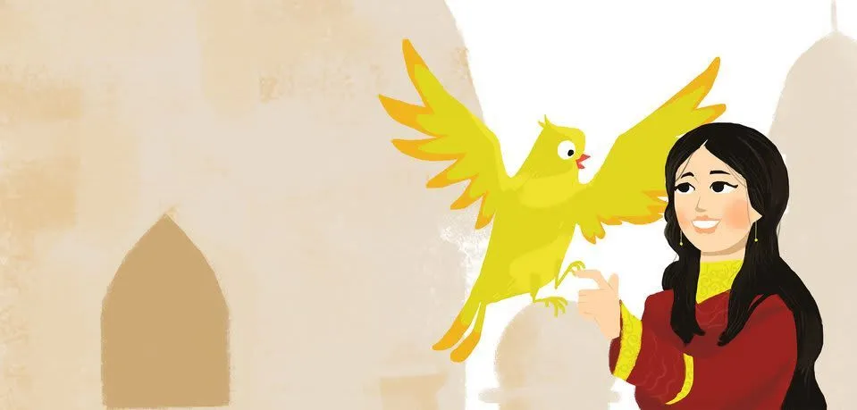 Image illustraton for the book:The Golden Bird