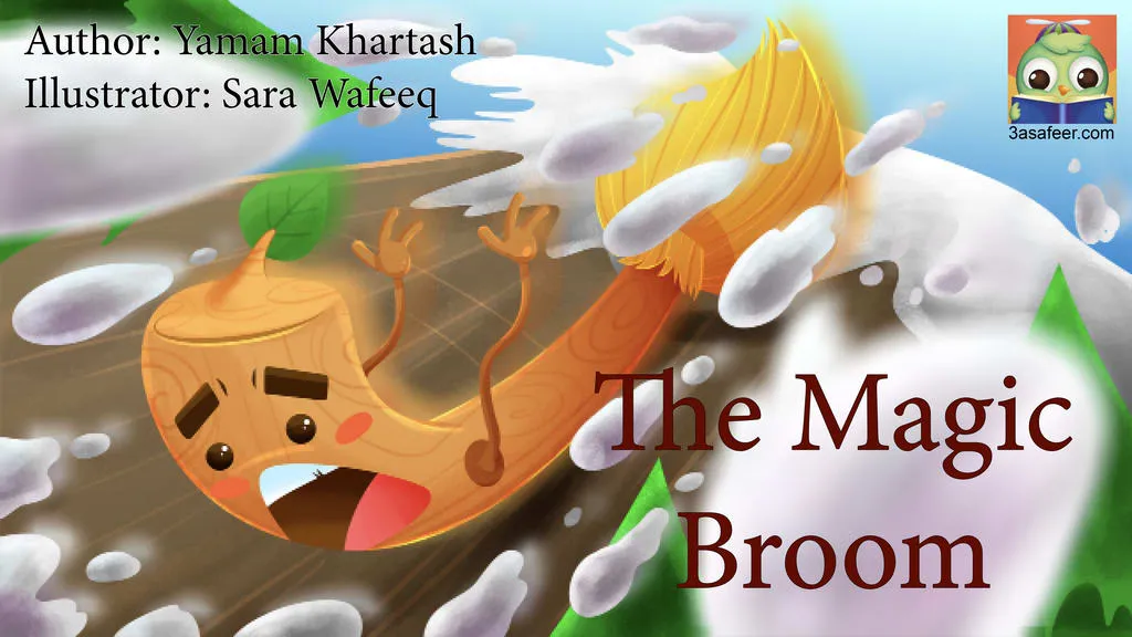 Image illustraton for the book:The Magic Broomstick