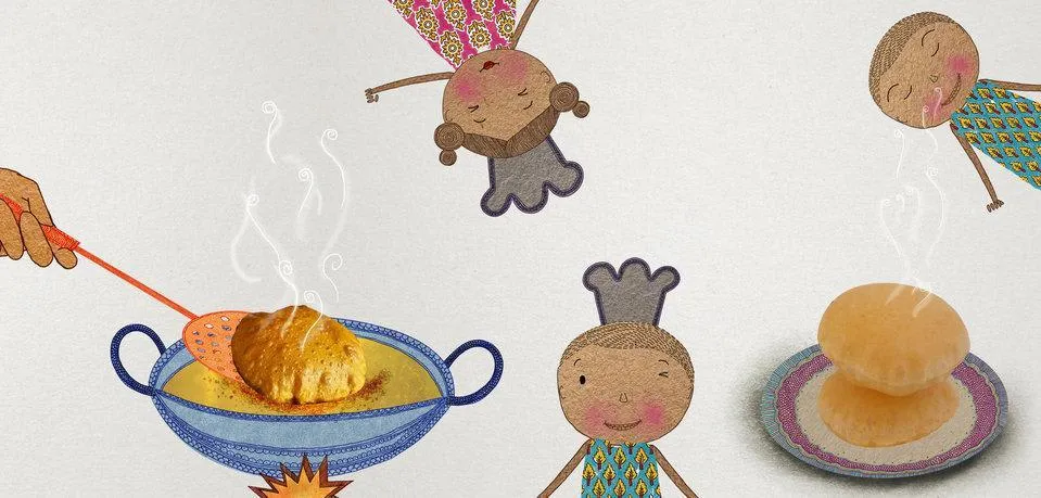 Image illustraton for the book:Why Does A Poori Puff Up?