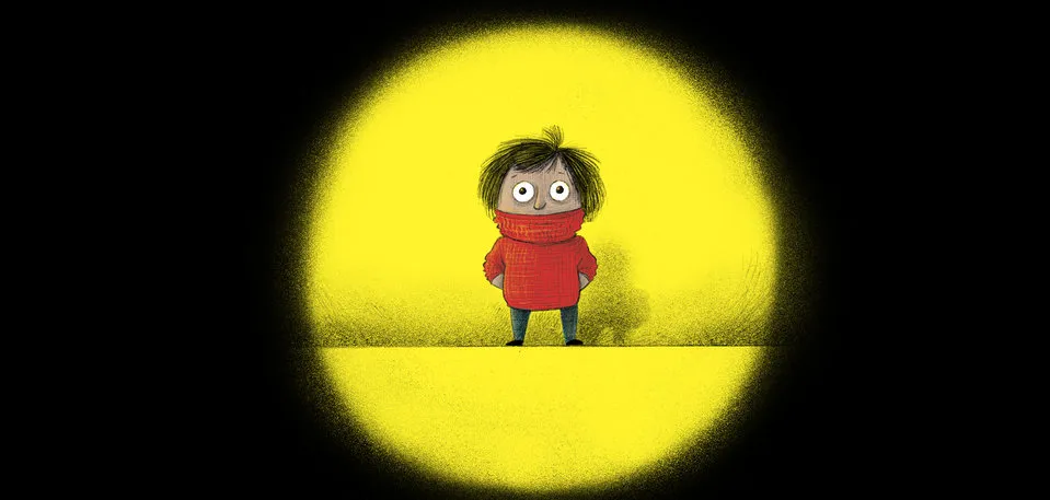 Image illustraton for the book:Stage Fright