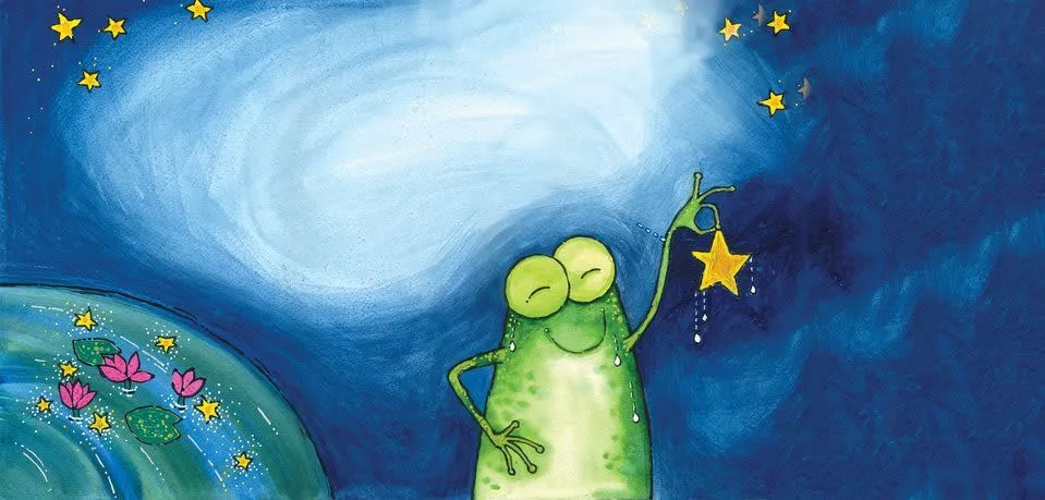 Image illustraton for the book:Frog’s Starry Wish