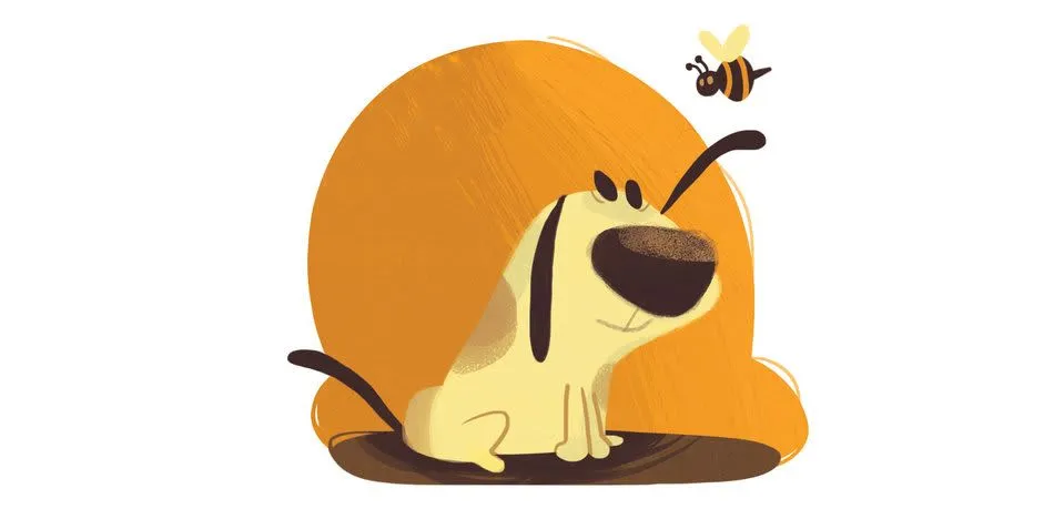 Image illustraton for the book:Puppy Hears a Noise