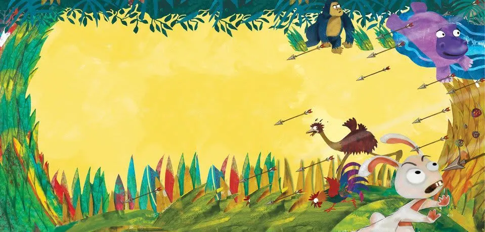 Image illustraton for the book:Rabbit Goes on a Quest