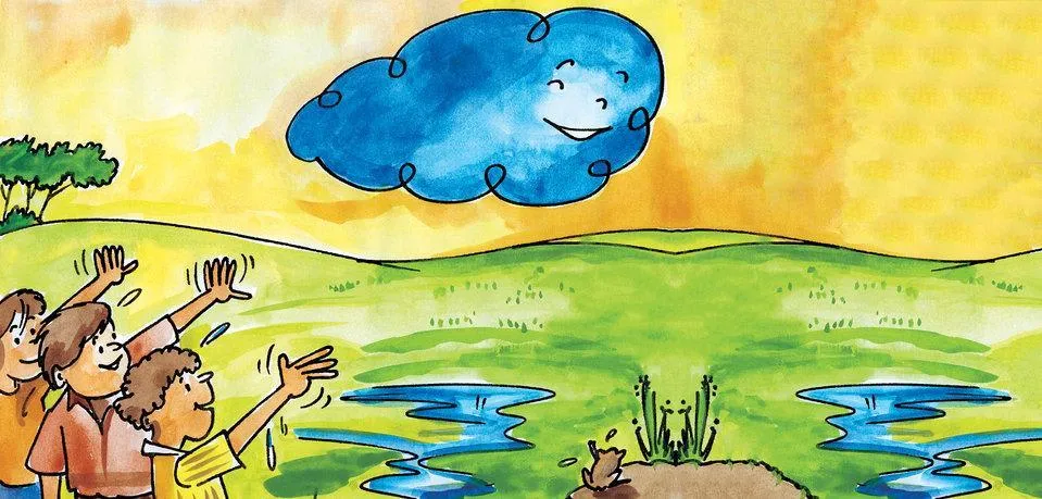 Image illustraton for the book:Rain, Rain