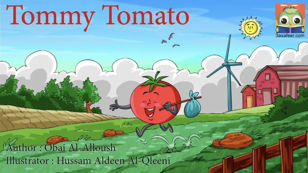 Image illustraton for the book:Tommy Tomato