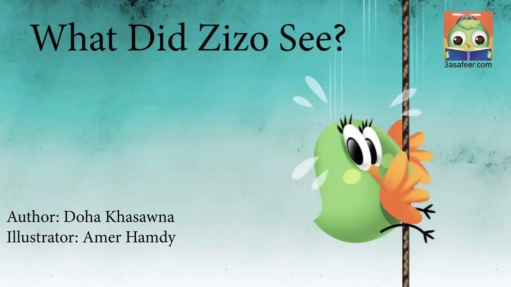 Image illustraton for the book:What did Zizo See?