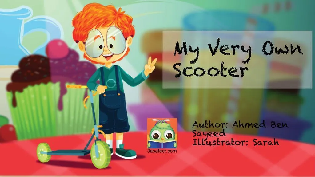 Image illustraton for the book:My Very Own Scooter