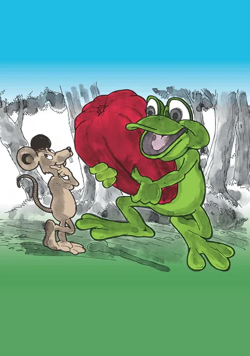 Image illustraton for the book:Rat and Frog – a play