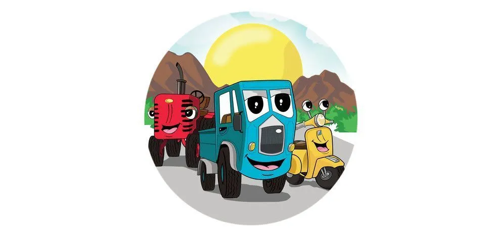 Image illustraton for the book:Tractor Gets Help