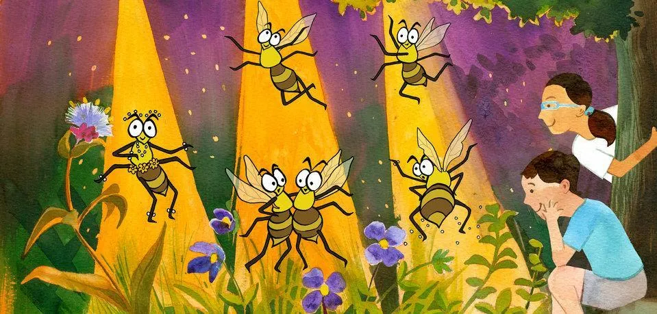 Image illustraton for the book:Why Do Bees Buzz?